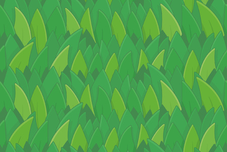 Seamless pattern with Green grassのイラスト素材