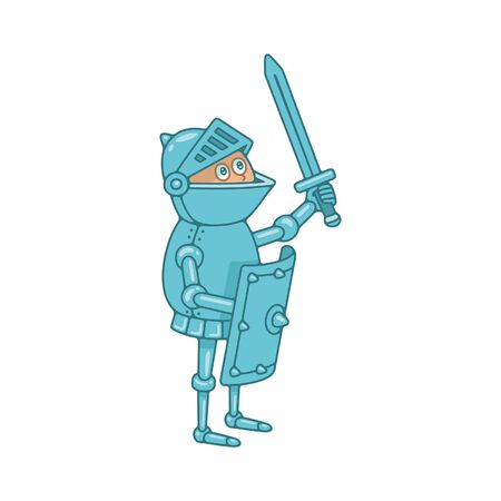 Knight. isolated on white backgroundのイラスト素材
