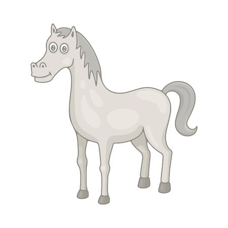 horse. isolated on white backgroundのイラスト素材