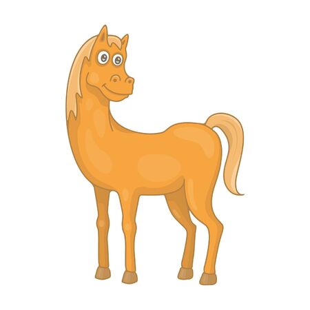 horse. isolated on white backgroundのイラスト素材