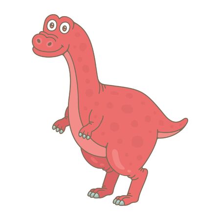 Dinosaur. isolated on white backgroundのイラスト素材