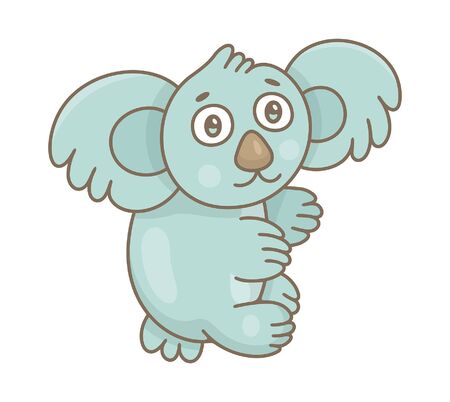 Koala. isolated on white backgroundのイラスト素材