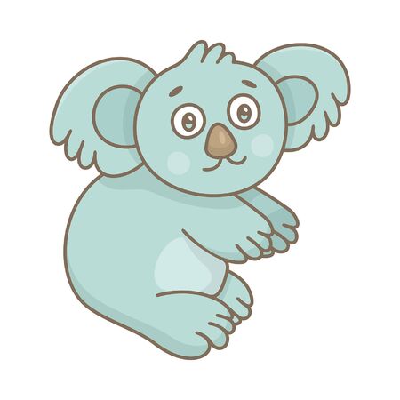 Koala. isolated on white backgroundのイラスト素材