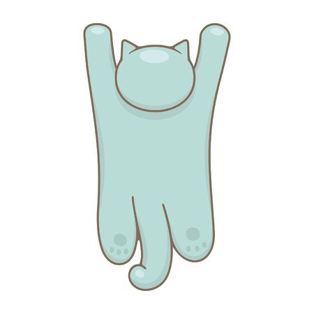 Cat. isolated on white backgroundのイラスト素材