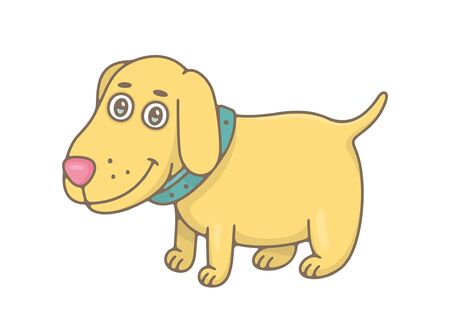 Dog. isolated on white backgroundのイラスト素材
