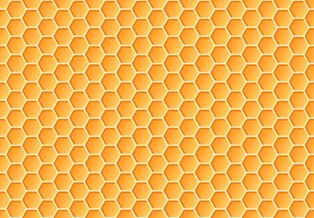 Seamless Honeycomb Pattern. flat style. isolated on white backgroundのイラスト素材
