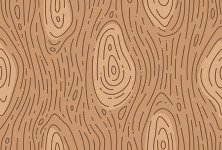 Wood texture template. Seamless pattern of Wooden texture. flat styleのイラスト素材