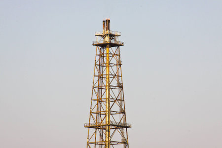 Petroleum tower in suburban of Thailand