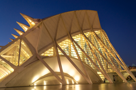 Museum of science in Valencia, Spainのeditorial素材