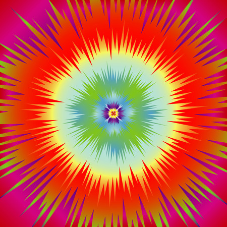 Star explosion  Abstract background  Star explosion producing a optical illusion of movementのイラスト素材