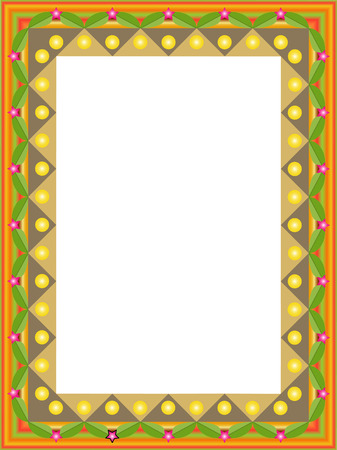 Decorative framework, openwork frameのイラスト素材