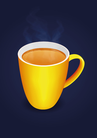 Cup of tea. Vector illustration, eps10のイラスト素材