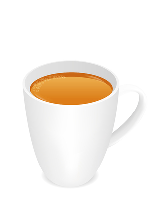 Cup of tea. Vector illustration, eps10のイラスト素材