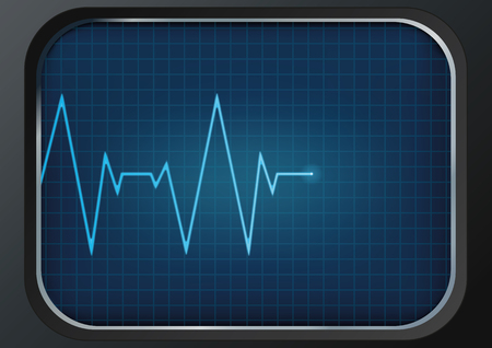Heart rate. Vector illustration, eps10のイラスト素材