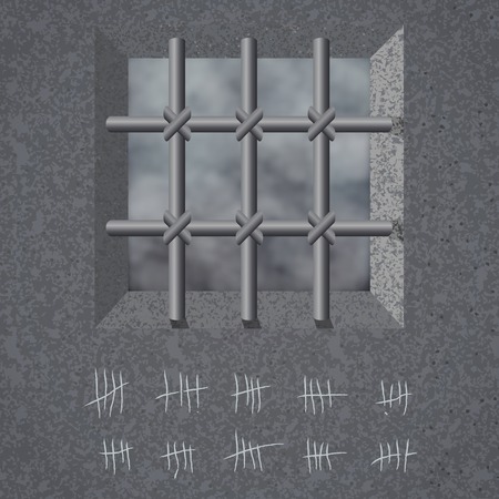 Prison background. Vector illustration, eps10のイラスト素材