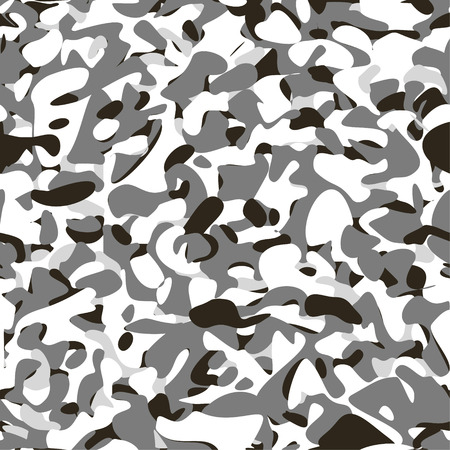 Military camouflage winter pattern. Vector illustrationのイラスト素材
