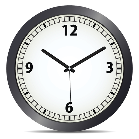 vector mechanical clockのイラスト素材