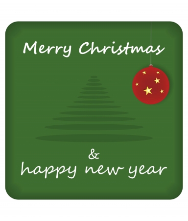 Merry Christmas and happy new year 2014のイラスト素材