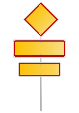 traffic sign  illustration, billboard, board, roadsign, board のイラスト素材