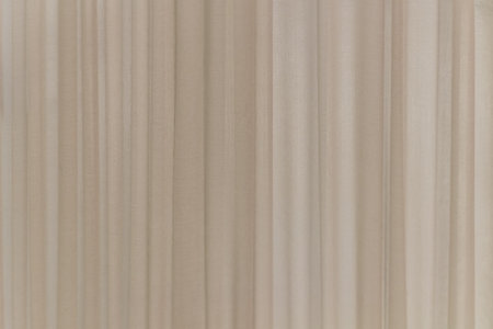 white pleat cotton fabric in vertical