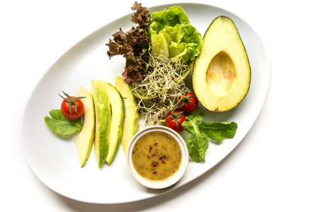 Fusion food, many kind of vegetable for healthy eating.