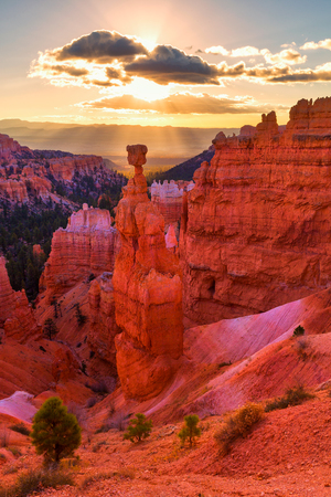 Thor's Hammer in Bryce Canyon National Park in Utah, USAの写真素材