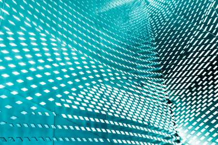 Abstract 3d interior with polygonal pattern on the wall background ang textureの写真素材