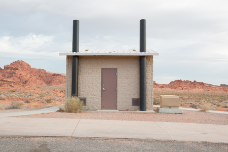 small storage unit in national park, usaの写真素材