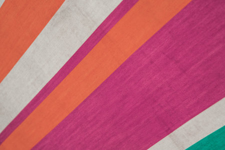 colorful stripe fabric texture use as background