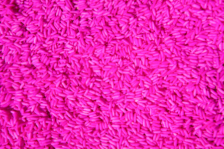 Hot pink Rice, A background and texture of colorful in rice.の写真素材