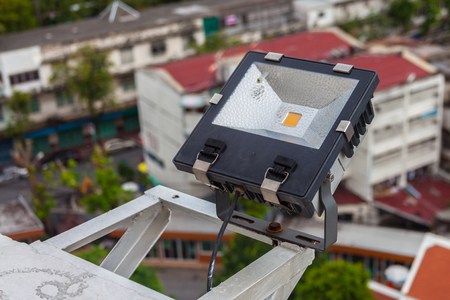 Spotlight on temple.の写真素材