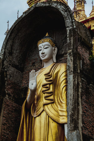 All Northern Thai temples are beautiful such as Wat Phra That Suton Song Kontiere Temple, Denchai District, Phrae Province, Thailandの写真素材
