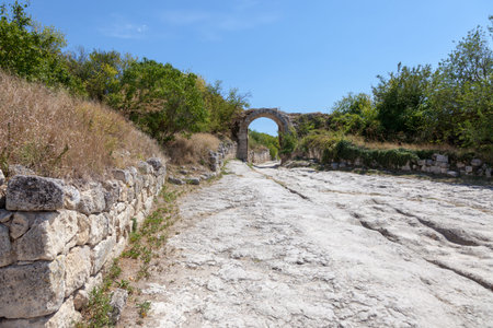 Cave city of Chufut-Calais. Types.