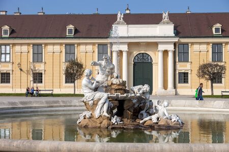 VIENNA, AUSTRIA - OCTOBER 07, 2018: Architectural Palace Belvedereのeditorial素材