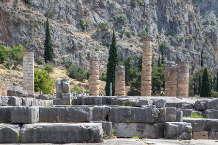 Delphi, Greece. Views of the ancient city.
