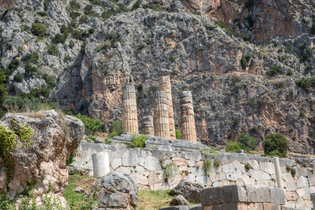 Delphi, Greece. Views of the ancient city.