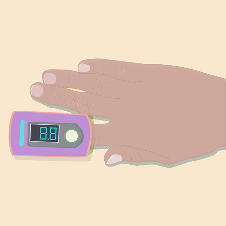 Pulse Oximeter Medicalのイラスト素材