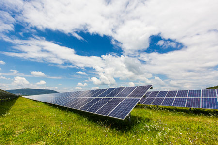 solar photovoltaics panel generating electricity green energy renewable