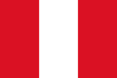 The National civil flag of Peruの写真素材