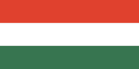 National Flag of Hungary, Hungary Flagの写真素材