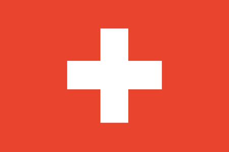 Switzerland National Flag. Flag of Switzerland. Swiss Flagの写真素材
