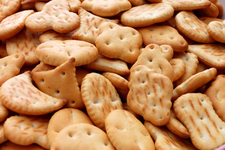 Background from cookiesの写真素材