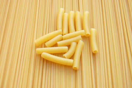 Detail of Macaroni pasta useful as a backgroundの写真素材