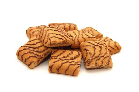 A little cookies on a white backgroundの写真素材