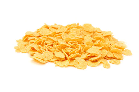 flake corn group isolated on white background
