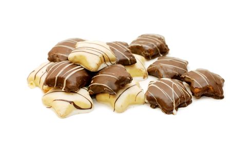 Cookies isolated on white backgroundの写真素材