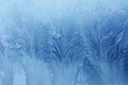 frosty natural pattern on winter window
の写真素材