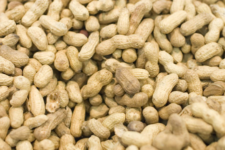 Scattering of nuts in a supermarket
