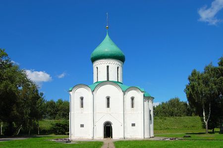 Vintage church, Pereslavl-Zalesskiy, Russiaの写真素材