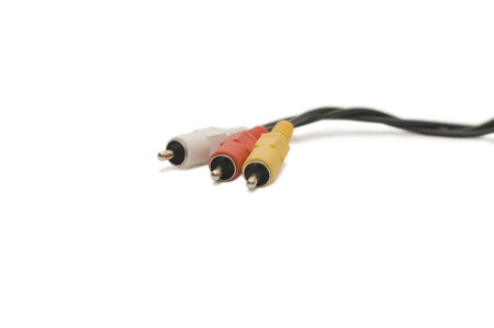 Computer cables isolated on white background
の写真素材